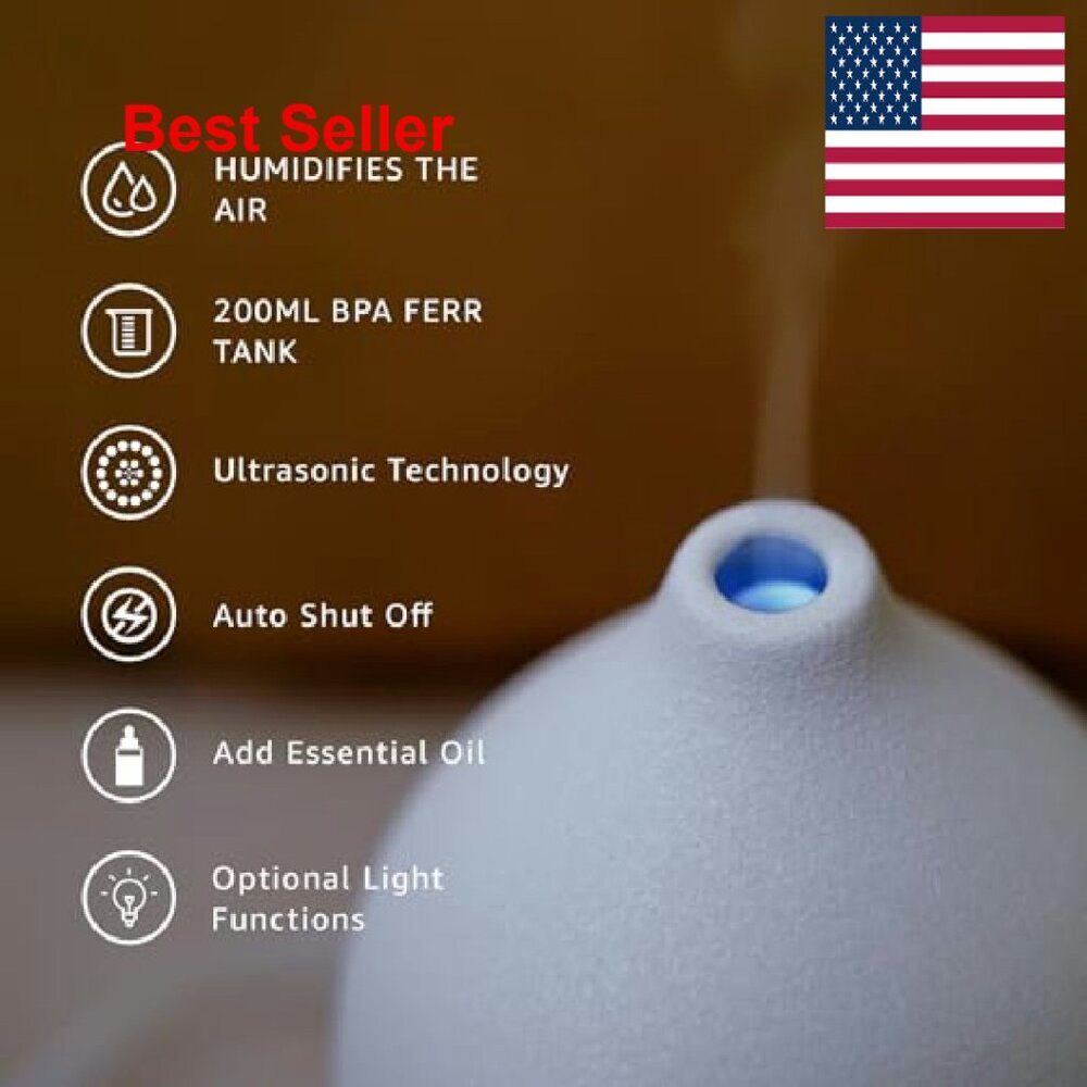 Ceramic Ultrasonic Essential Oil Diffuser Humidif… - image 6